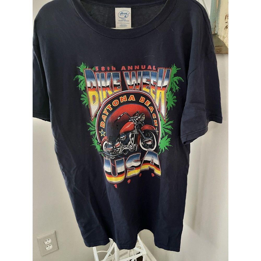 1999 DAYTONA BEACH BIKE WEEK Blur MOTORCYCLE RALLY MENS SIZE Large